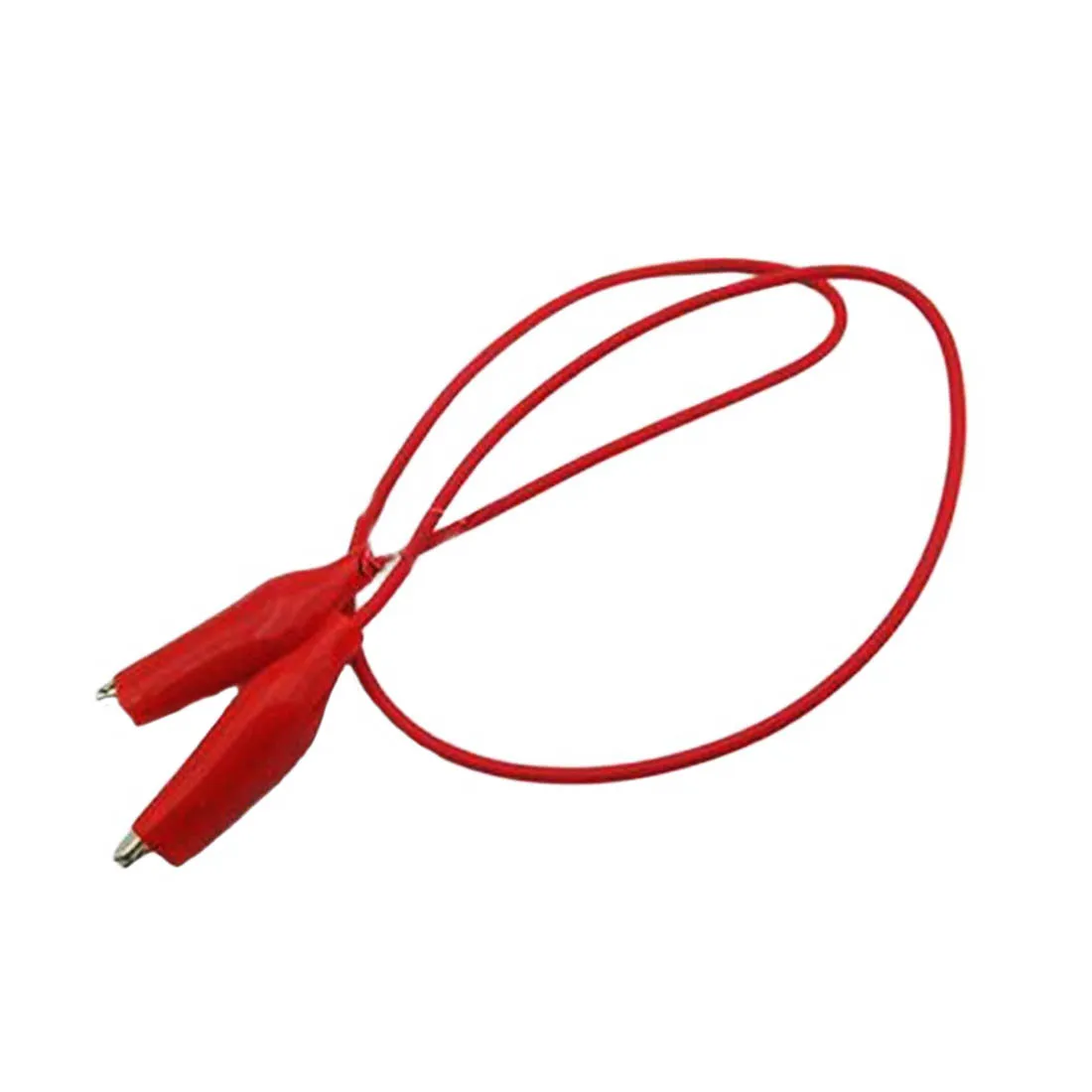 20pcs Bouble-Ended Alligator Clips Jumper Wire Mini Test Clips With Cable Insulated Leads