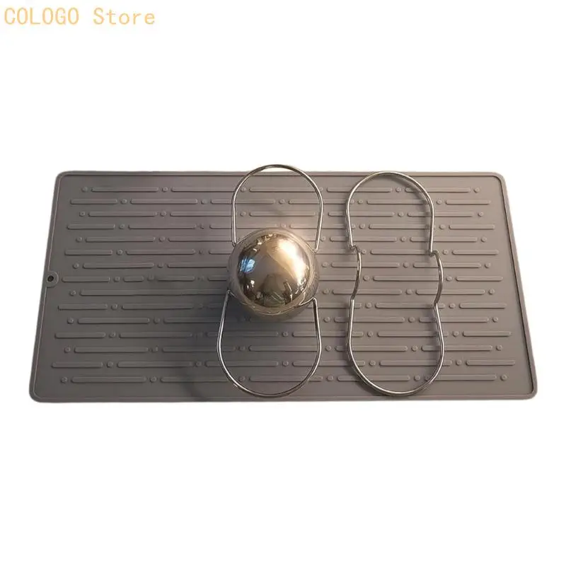 Metal Chill Sphere Set with Holders, Tray and Storage Box for Iced Coffee Routine and Counter Serving Order and Home Counter Use
