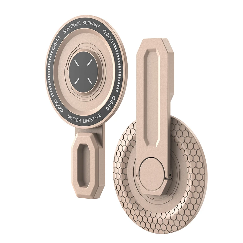 

Магнитный держатель для телефона 3 в 1 360 ° Вращающийся магнитный держатель для кольца на палец, двухсторонняя магнитная подставка для телефона для iPhone 17, 16, 15,