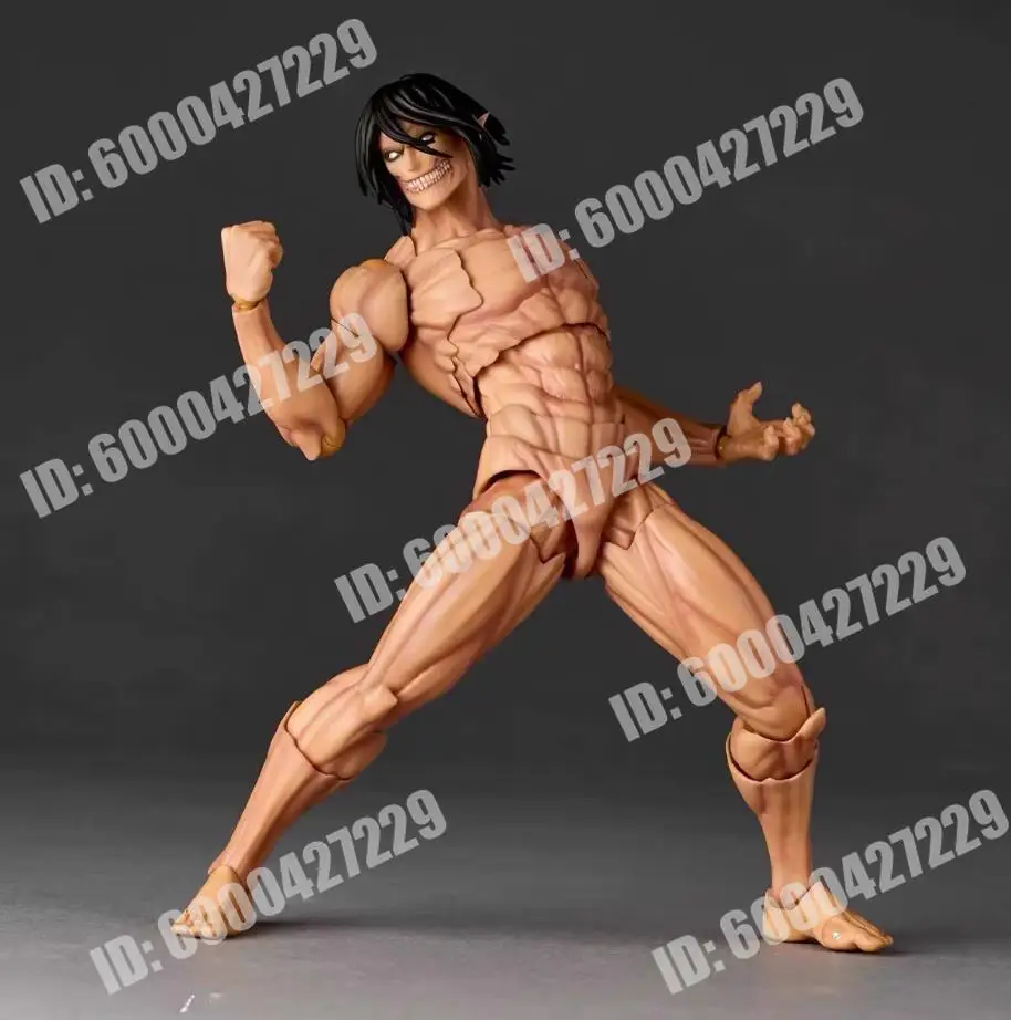 

New Factory Kaiyodo Revoltech Amazing Yamaguchi Attack On Titan Eren Jaeger Ko Model Anime Action Collection Figures Gifts Toys