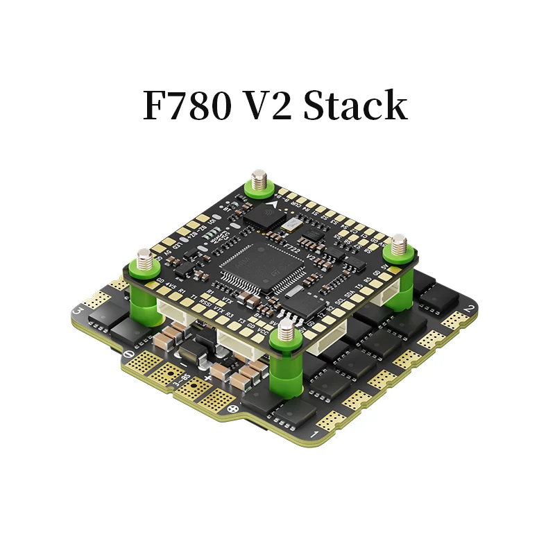 Aocoda-RC F780-V2 FPV Flight Controller Stack AM32 BLHeli 80A 4-in-1 ESC BEC RC for FPV Freestyle & Long Range Dr-ones