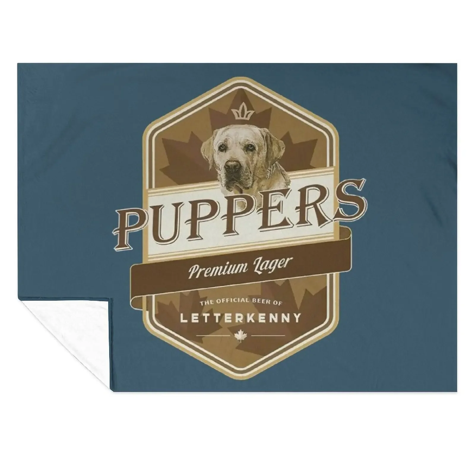 

Letterkenny Puppers Premium Lager Beer - Letterkenny shoresy - Letterkenny Shoresy shirt -Dog Lover Throw Blanket