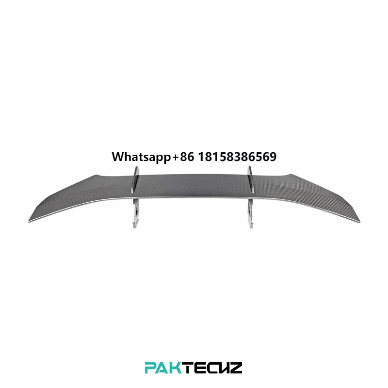 Paktechz Dry Carbon Fiber Body Kit Rear Spoiler Wing for Lamborghini Huracan EVO