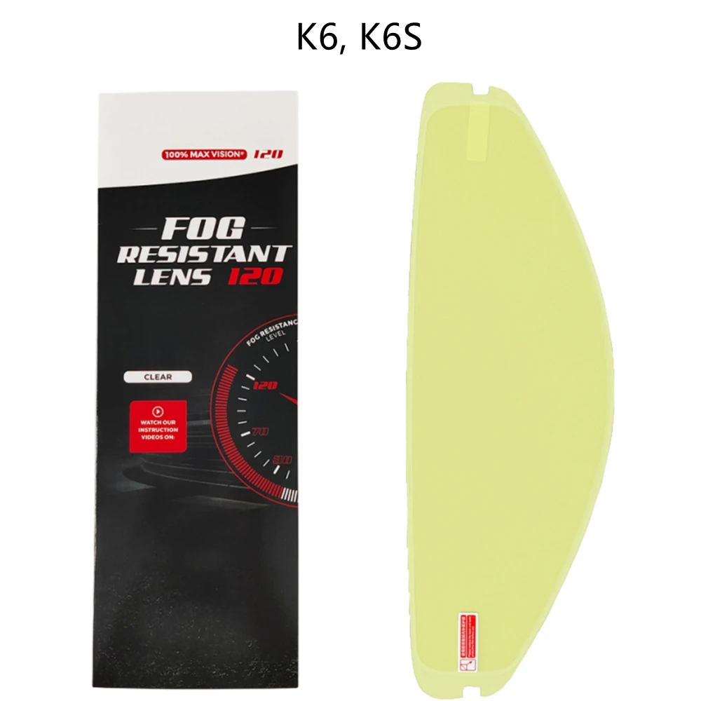 

Anti Fog Insert for AGV K6 K6S Helmets Film Antibruma High Quality Visor Protection Motorcycle Replacement Part