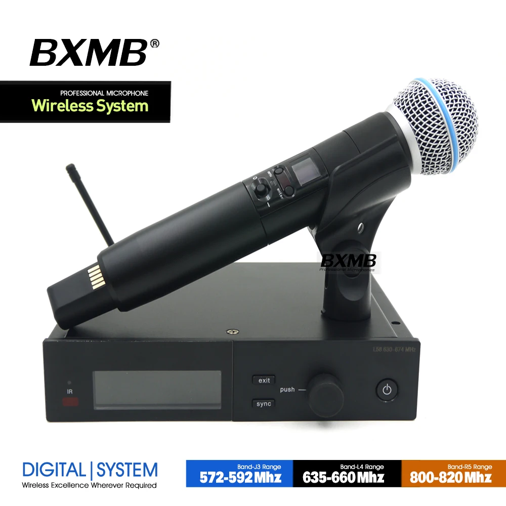 

Professional Wireless Microphone System SXD4 With SXD Dynamic Condenser Handheld Transmitter For Singing Karaoke Live Vocals