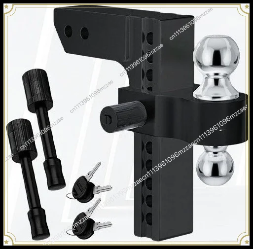 Adjustable Trailer Hook for 2.5 Receiver - Aluminum Trailer Hook 6 Lift