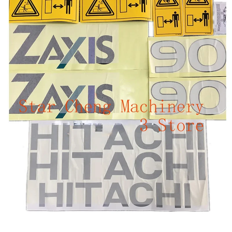 

Excavator Part Car Sticker Excavator For Hitachi Zax120/200/230/270/50/60/70/90/330/400-6 Interior Decor Accessories New