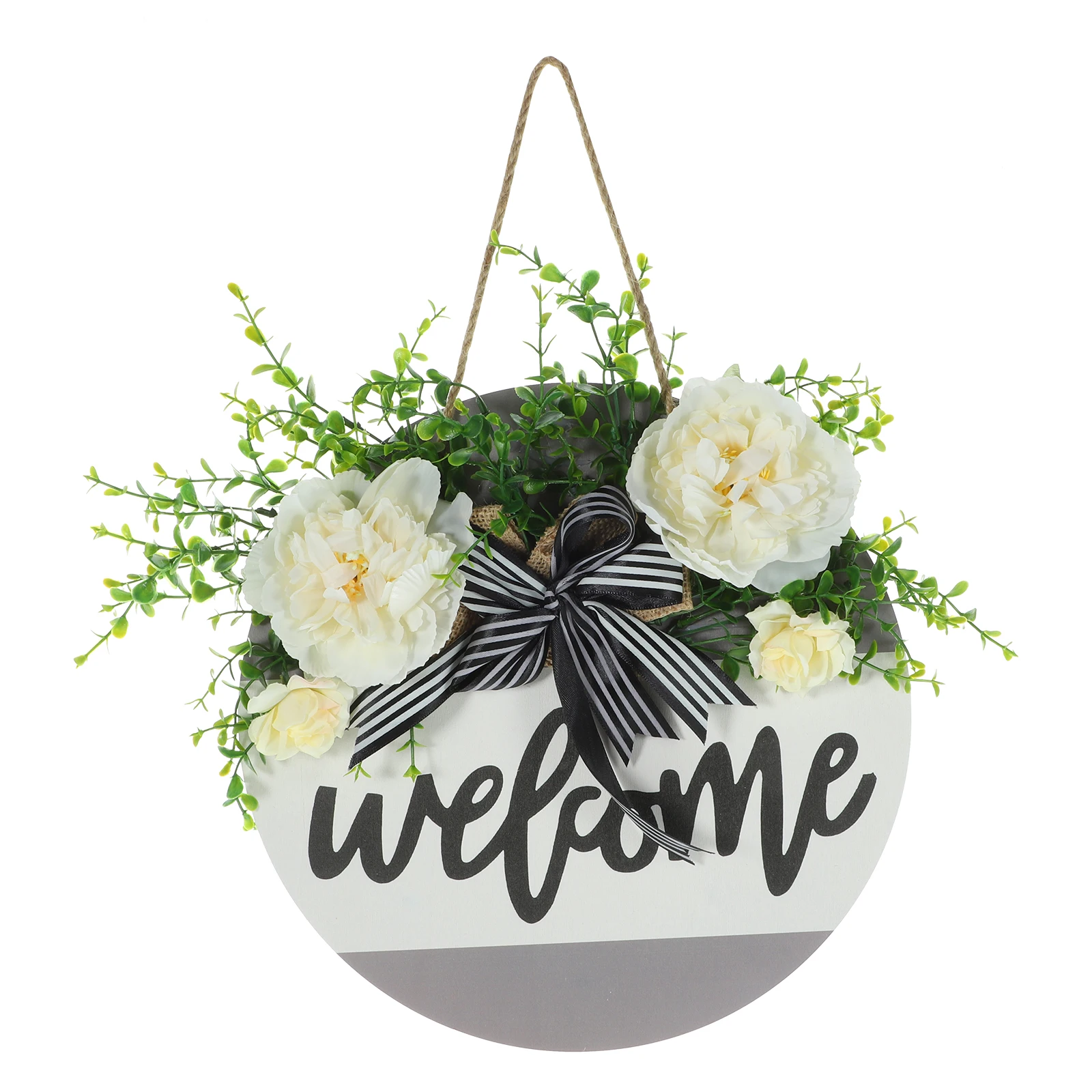 

Wooden Door Decor Hanging Plaque Welcome Sign Sturdy Prime Material Fresh Natural Breath Home Wall nament