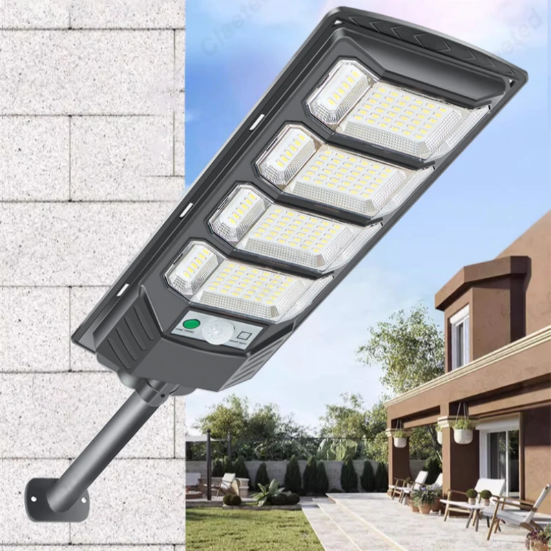 New LED Solar Integrated Street Light IP65 Outdoor Waterproof Household Outdoor Courtyard Corridor Emergency Lighting Fixture