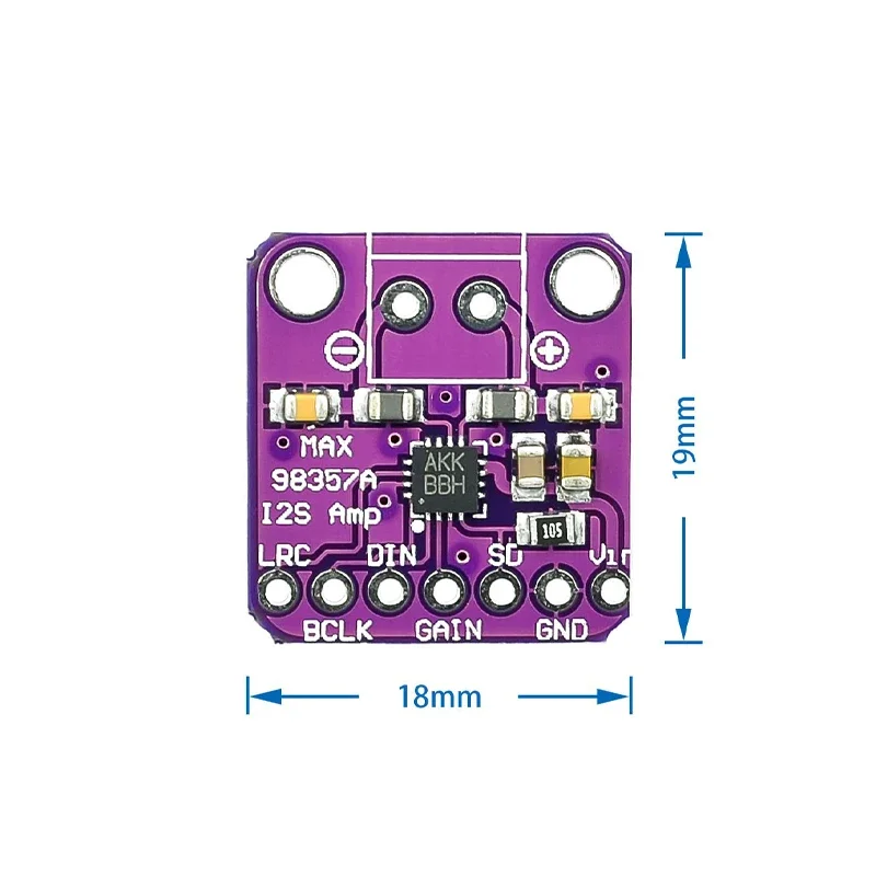 MAX98357 I2S Digital Audio Amplifier Module 3W Class D for Raspberry Pi Pico ESP32 Arduino, Audio DIY Pre-soldered Version image 4