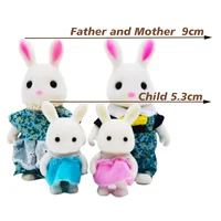 Forest Animal Family 1_12 Dollhouse Accessories Mini_yythk 2