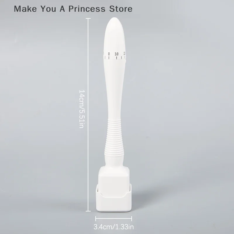 New One-Time Use Adjustable Needle Length Stainless Steel Needle Stamp Travel Case Microneedle For Skin Care Hair Loss Treatment