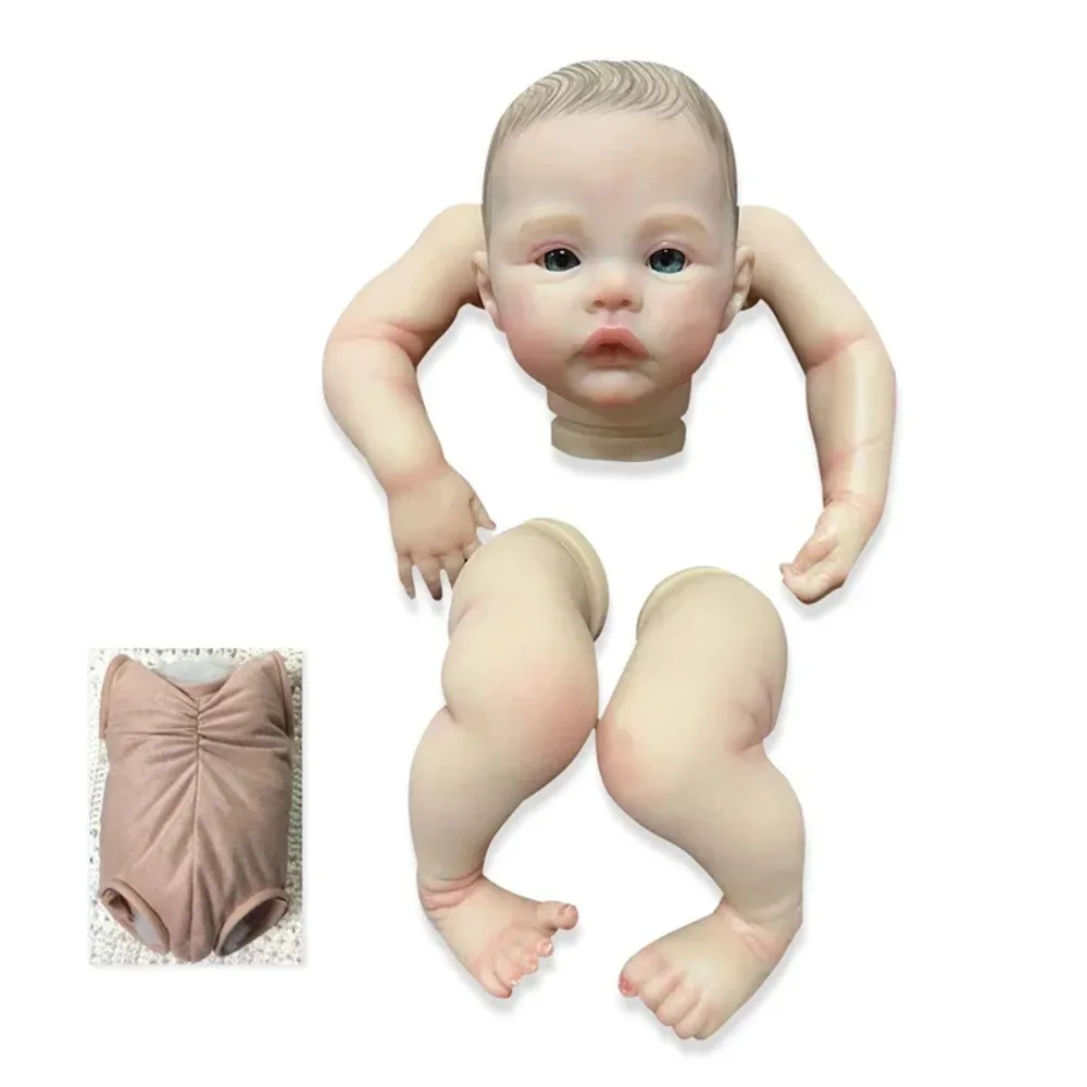 17inch Already Painted Kits Meadow Reborn Doll Kit Soft Touch Lifelike Muñeca Bebe Reborn Doll Parts Muñeca Kit Reborn Bebe