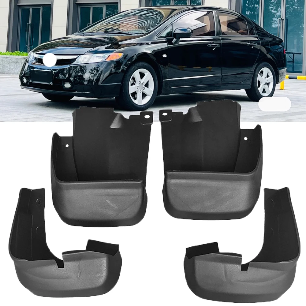 

New upgrade MudFlaps For Honda Civic 2006-2011 models Mud Flap Splash Guard Mudguards Front Rear Fender Car Accessories