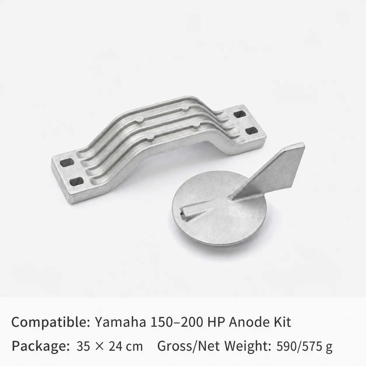 Sacrificial Anode Kit for Yamaha Outboard Motors Corrosion Protection