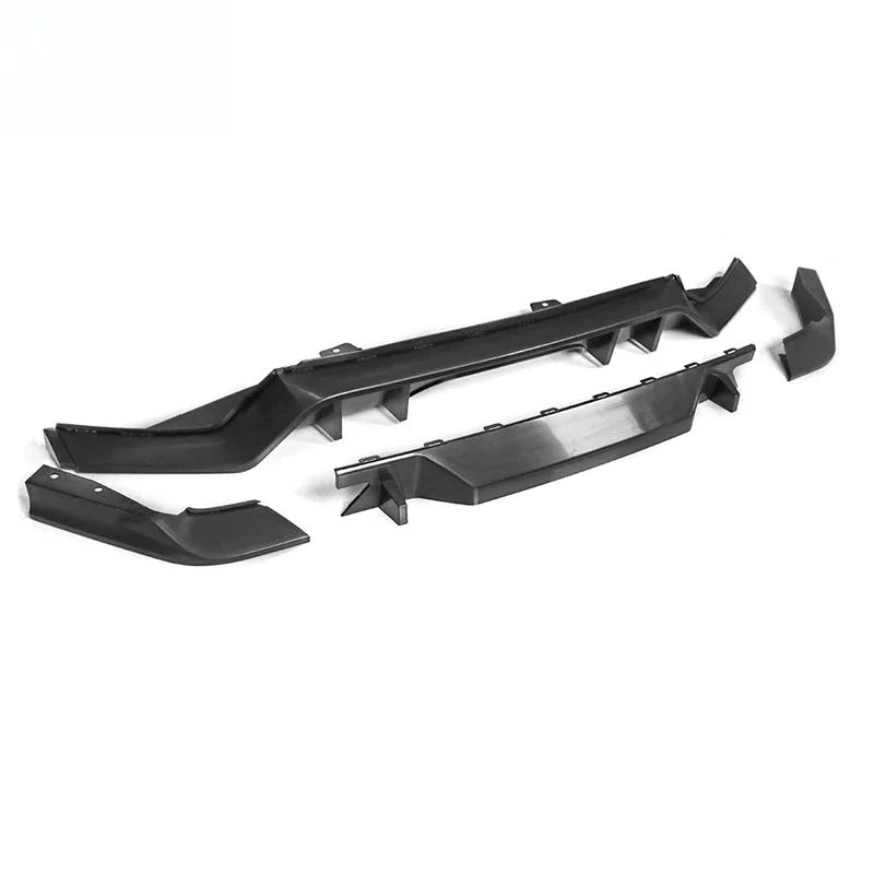 Practical PP Plastic Aerodynamic Type R Conversion Body Kit Rear Bumper Lip Hatchback Sport Universal Fit Car Auto Guard