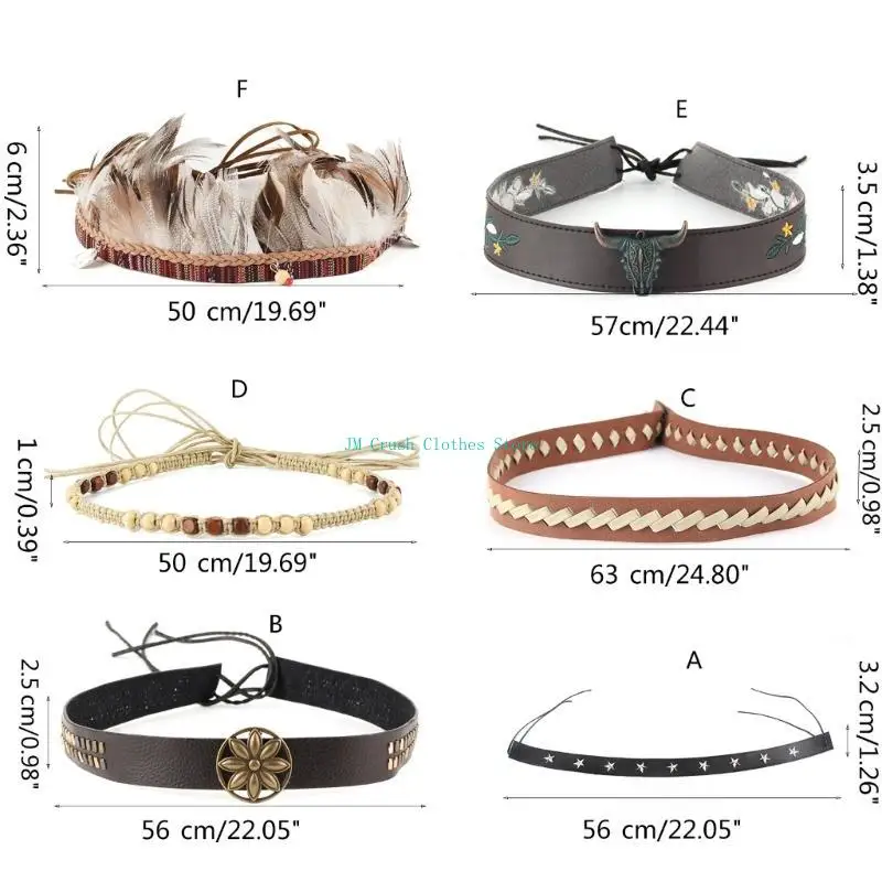 K1ME ลูกปัดหมวกคาวบอยหมวกเข็มขัดหมวกอเมริกันพื้นเมืองหมวก Conch หมวก