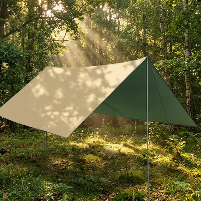 Leichte Camping-Plane, wasserdichtes Sonnenschutz-Vordach für Rucksacktouren