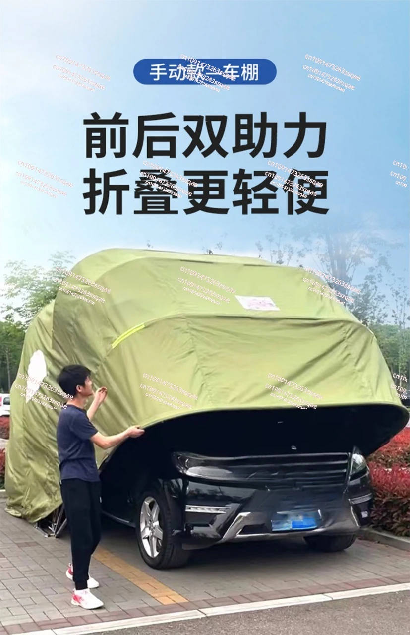 Retractable Garage Awning Portable Carport Tent High Quality Car Tent Foldable Garage Parking Shed