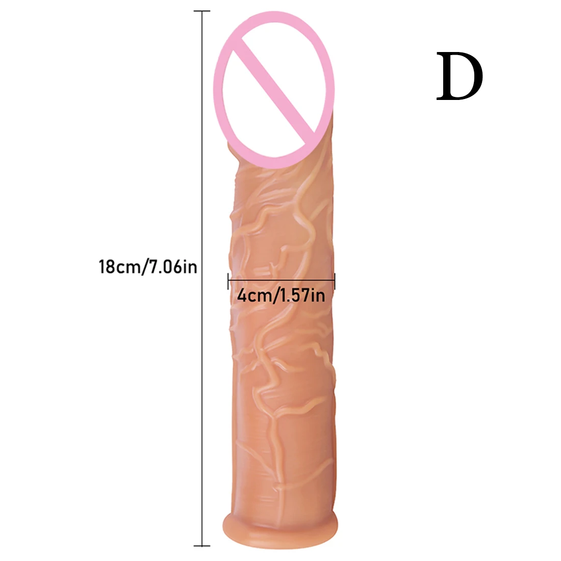 Reusable Penis Enlargers Realistic Dildos Condoms Soft Dick Extender Enhancer Delayed Ejaculation Cock Sleeve Sex Toys for Men