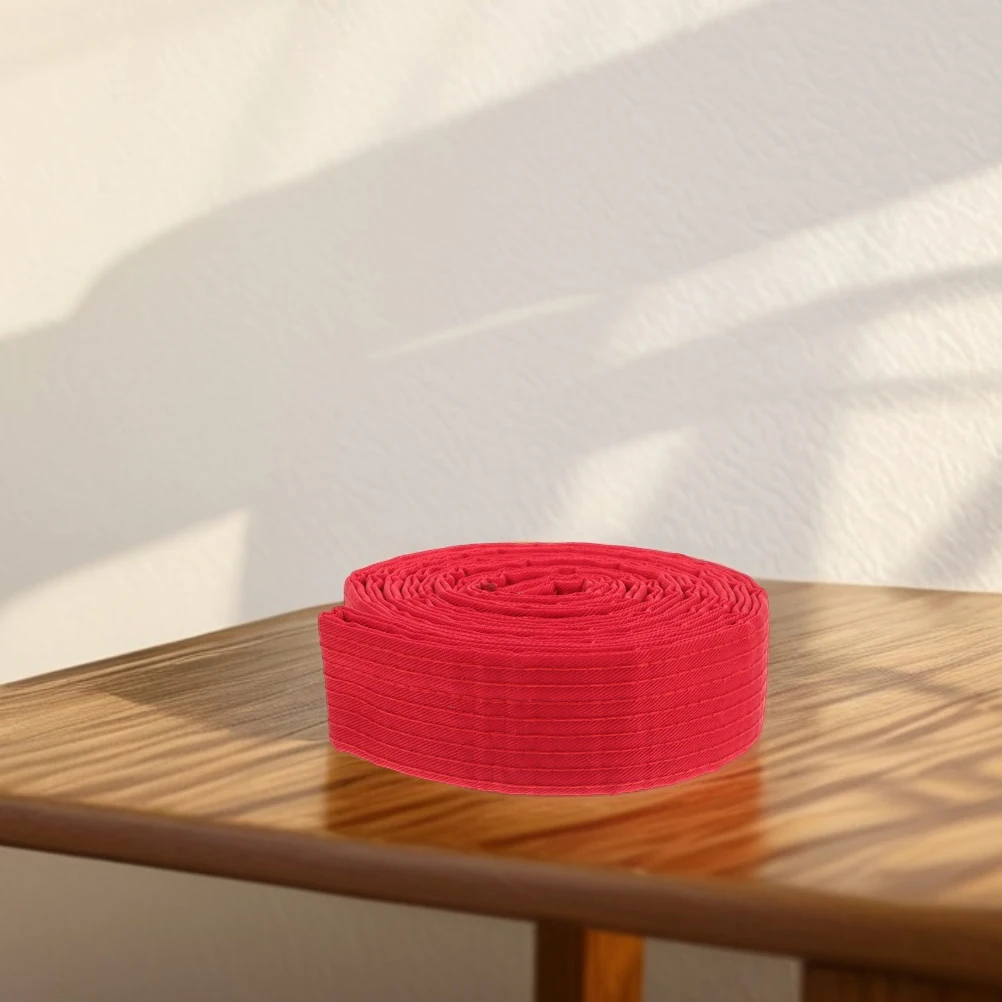 

1Pair Taekwondo Belt Red Colored for Children and Adults Ideal for Karate Judo Techniques Training Sessions and Martial Arts