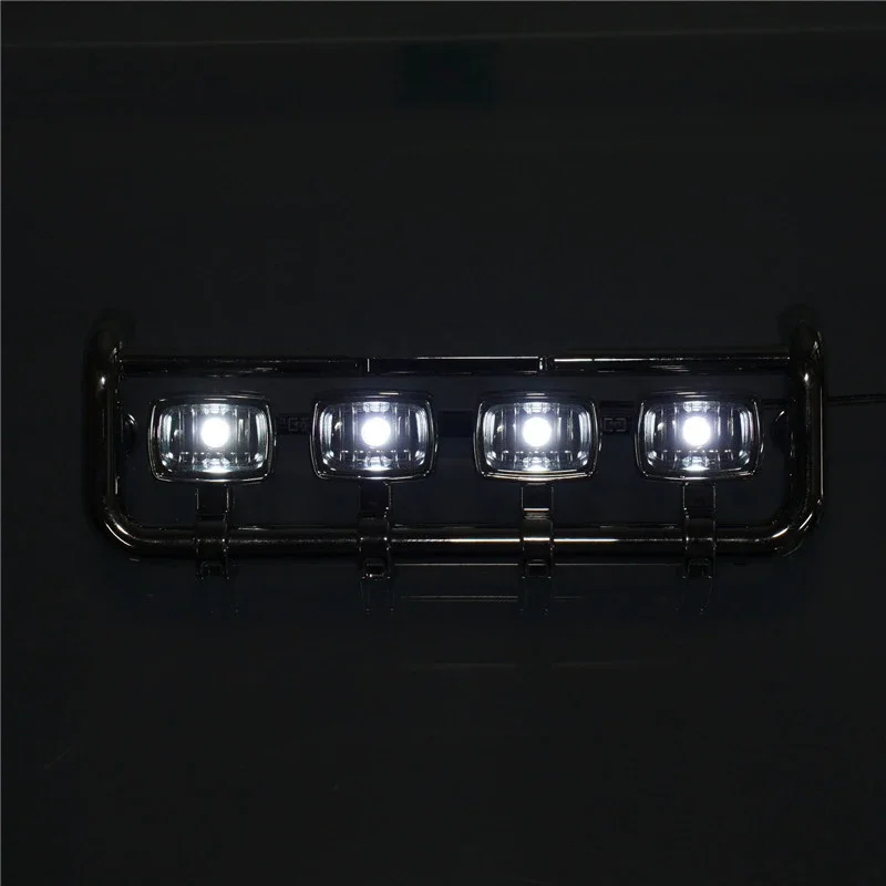 Foco inferior LED para techo, tablero de luz PCB para camión Tamiya RC 1/14, remolque volquete Benz Actros 3363 56348, piezas de bricolaje para coche