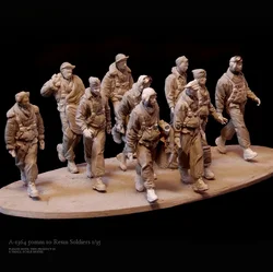 1/35  Resin Soldier model kits figure colorless and self-assembled  （10 pcs）A-1364