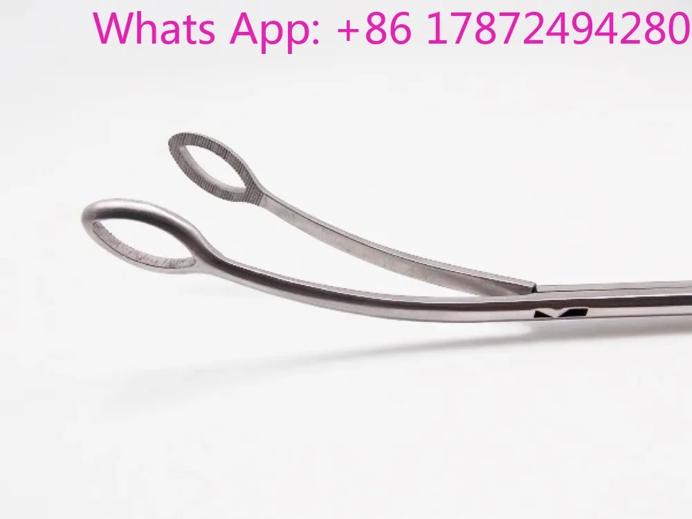 Medical Endoscopic Double-Jointed Ovum Forceps, Oval Forceps