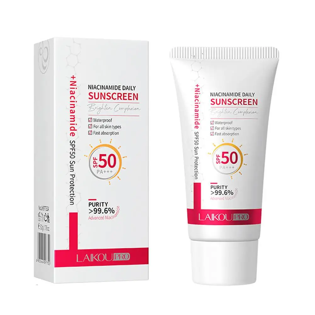 LAIKOU Sunscreen Cream SPF 50,Universal Protector Solar Moisturizing Sunscreen Lotion, No Sticky Refreshing Skin Care Solution