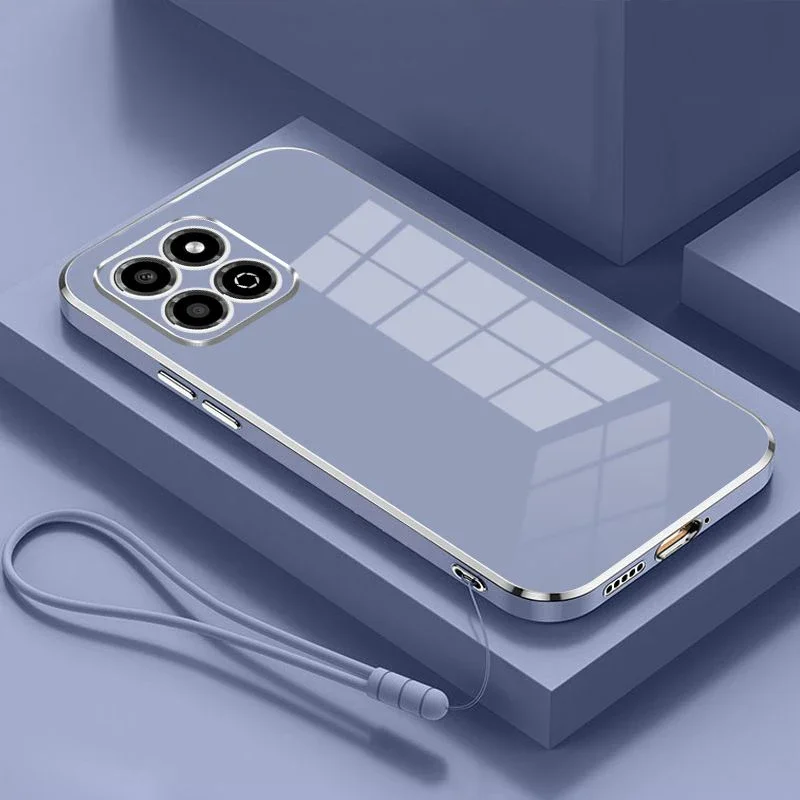 For Honor X8a Case Honor X6A Phone Case Honor X6B X6 X8 X8 5G X8B X9 X9A X9B X7B X6S X6 X5 X7 Luxury Plating Silicone Back Cover