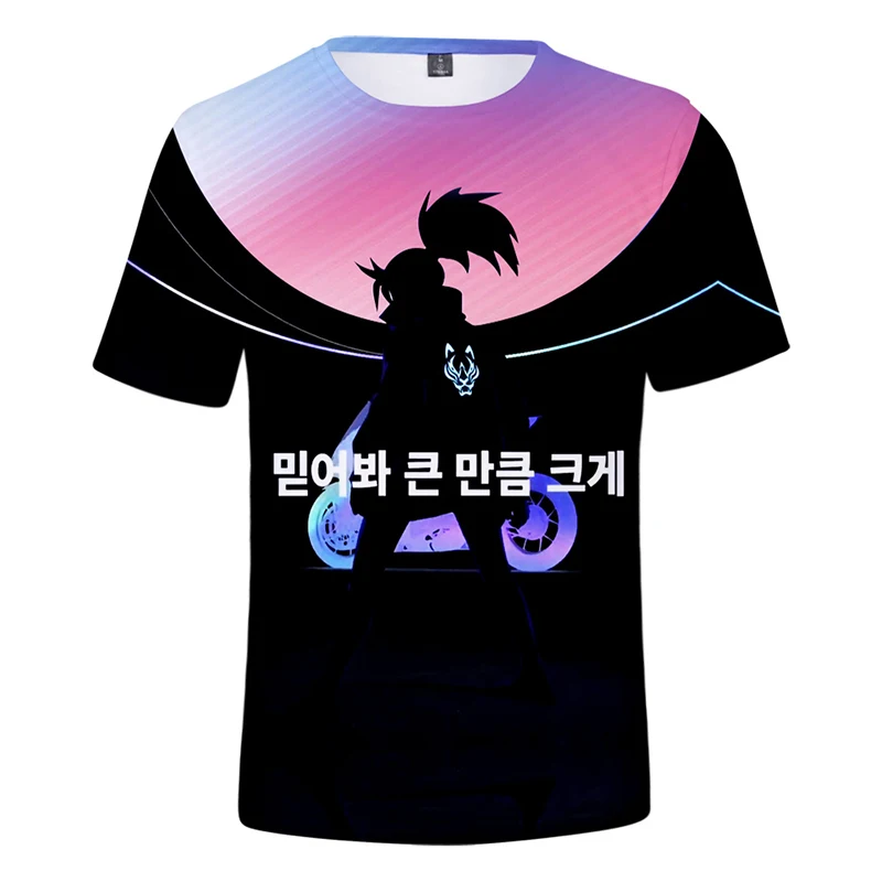 KDA Kpop Pop Stars 3d T Shirts Cosplay Fashion Men Women T-shirt Sweatshirt Tops Short Sleeve O-neck Sport 3D T-shirts Tees 6XL