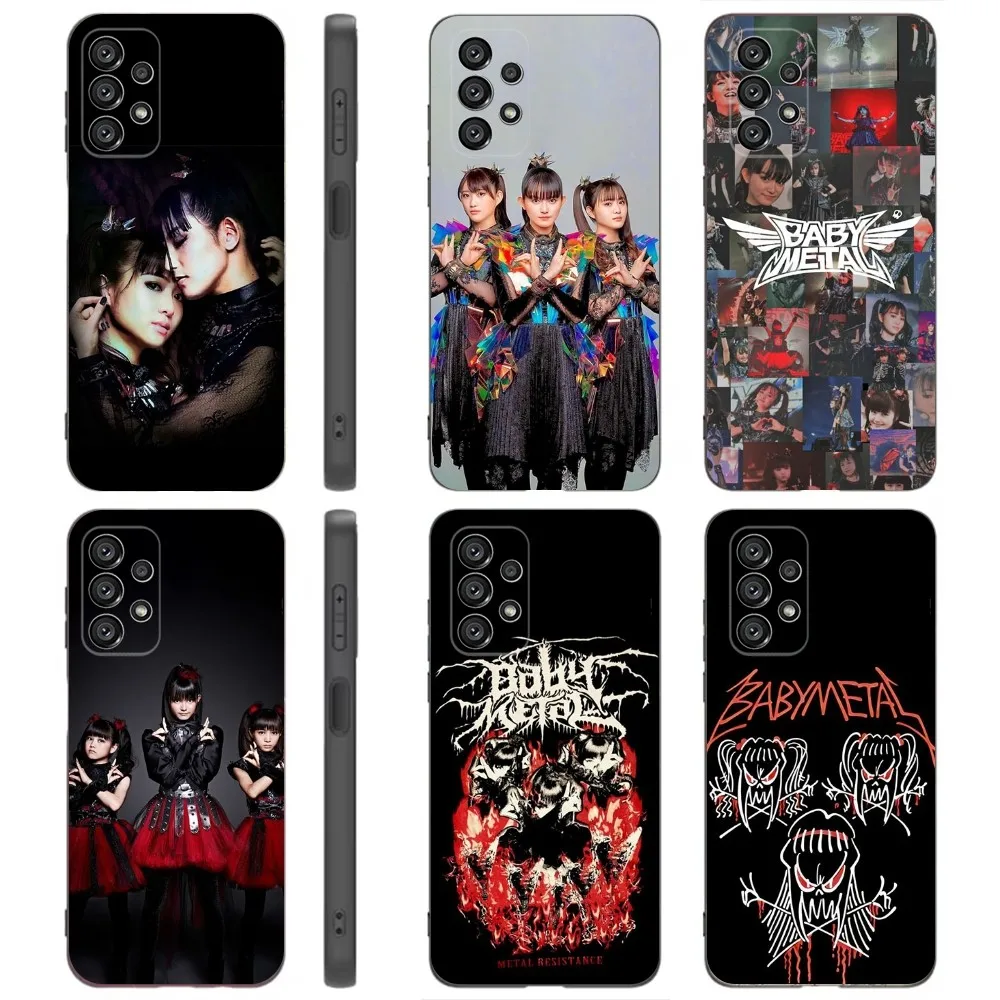 B- BABYMETAL R-Rock Band  Phone Case For Samsung Galaxy A91,A80,A73,A72 ,A71,A53A52,A32 ,A31A22,A21s,A20,Black Cover