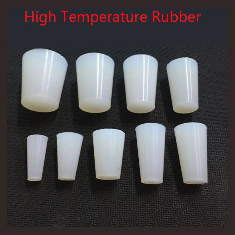 1pcs High Temperature Silicone Plug Threaded Plug Hole Sealing Conical Rubber Plug Durable And Sturdy