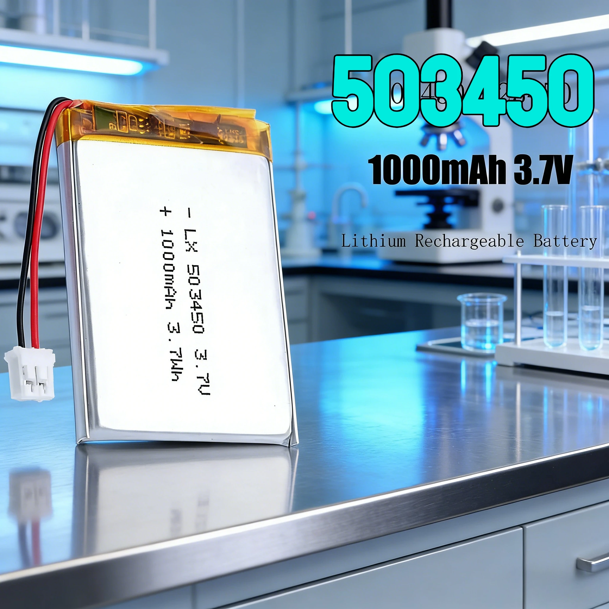1-10pcs 503450 1000mAh 3.7V Polymer Lithium Rechargeable Battery for PS4,Cameras, GPS, Bluetooth Speakers 3.7V Batteries