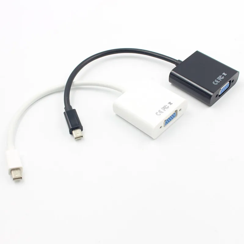 MacBook Air Pro iMac Mac Mini Thunderbolt Mini DisplayPort Display Port Mini DP To VGA Cable Adapter 1080P