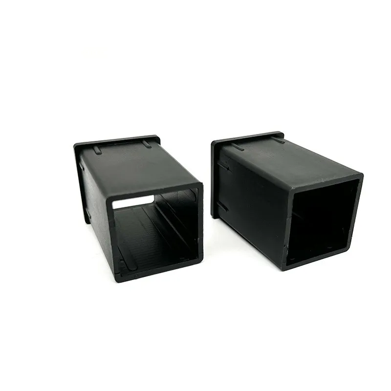 40mm To 30mm Square Tube Reducer Sleeve Black ABS Plastic Fitness Equipment Adapter For Telescopic Pipe Gym Machine Parts
