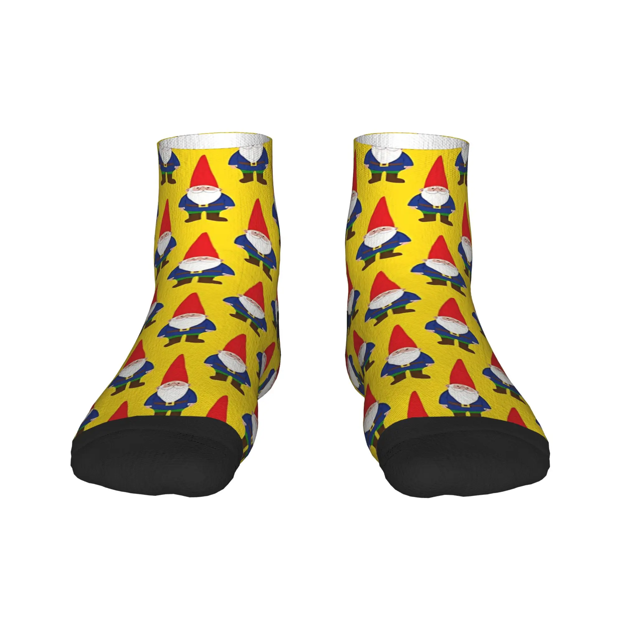 عيد الميلاد حديقة جنوم الجوارب جوارب مضحكة الخريف عدم الانزلاق الرجال الجوارب تنفس الرسم الدراجات الجوارب #2