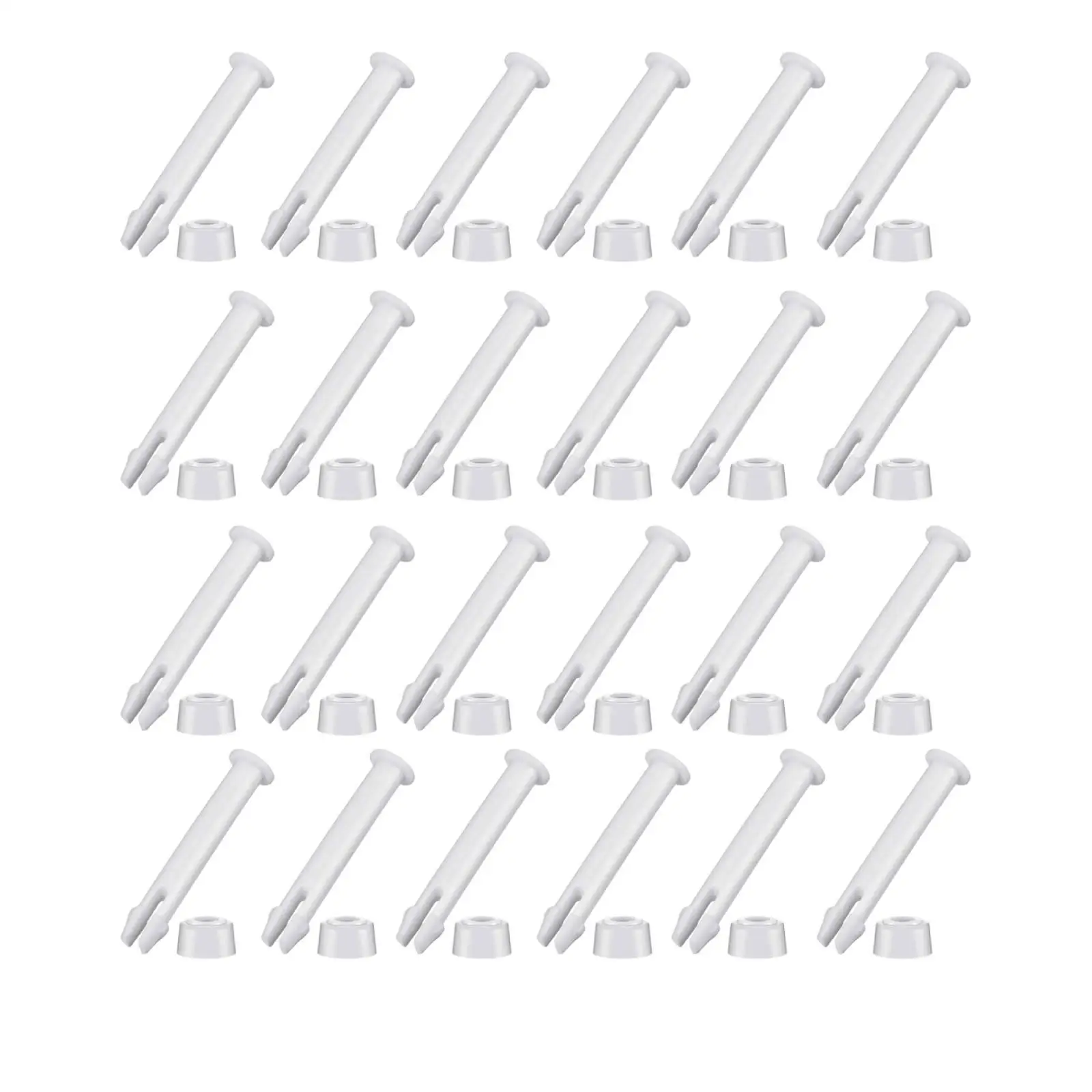 Pool Joint Pins and Seal Kit PVC White Easy Assembly for Frame Rectangular Pool Parts for Models 28270 28272