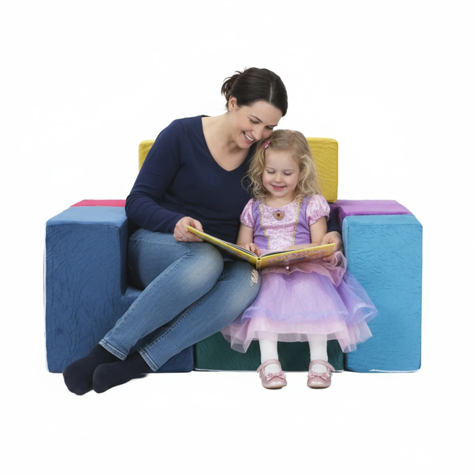 

Детский секционный диван из 7 предметов, моющийся, развивающий творческие способности, износостойкий, для детской спальни и игровой комнаты