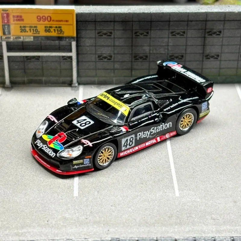 Sparky 1:64 Porsche 911 GT1 EVO alloy simulation model, children's collection of decorative toys, holiday gifts for children.