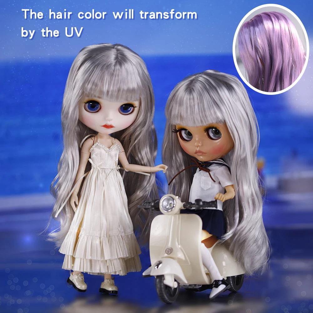 

Кукла ICY DBS Blyth с волосами, измененными методом УФ-отверждения, на шарнирном теле, 1/6, 30 см, подарок для девочки, аниме SD