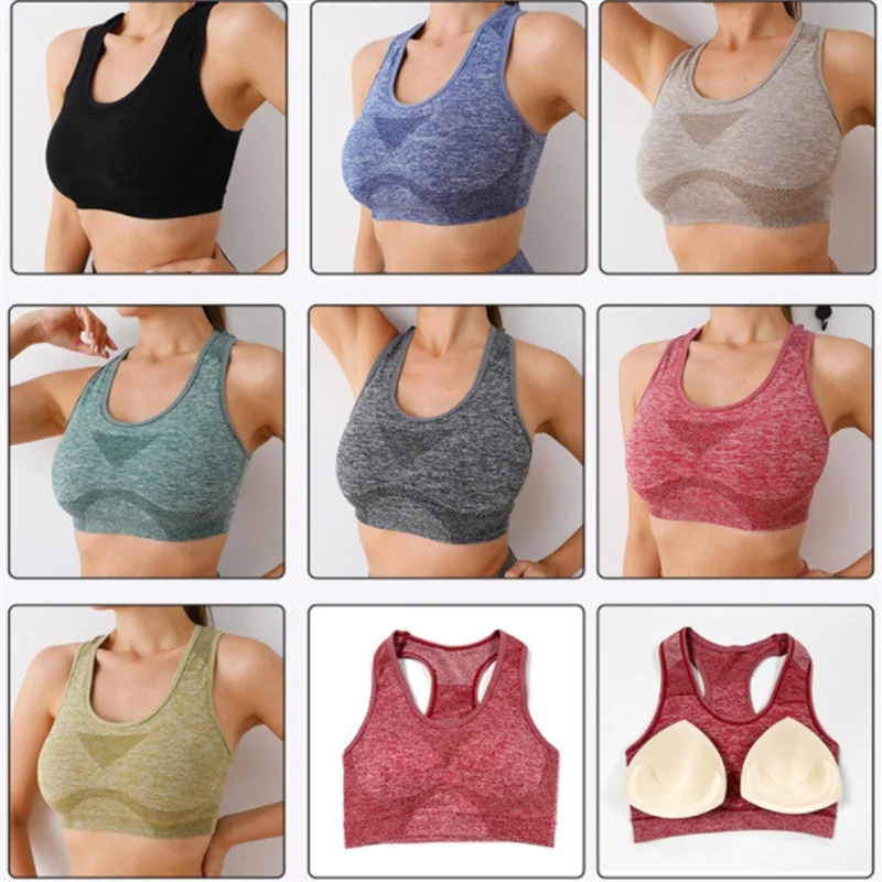 Ensemble de yoga sans couture pour femmes, shorts de gym, soutiens-gorge de sport, brassière d'entraînement, vêtements de yoga, leggings de fitness