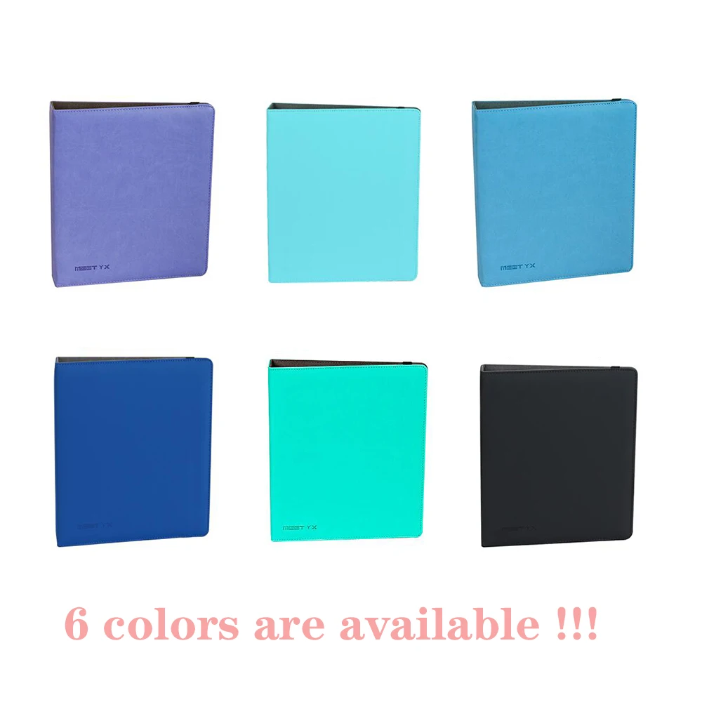 PU Leather Photo Album 360-Pockets Album Photo Card Train Ticket Card Collection Book Jewelry Card Album Photocards Holder