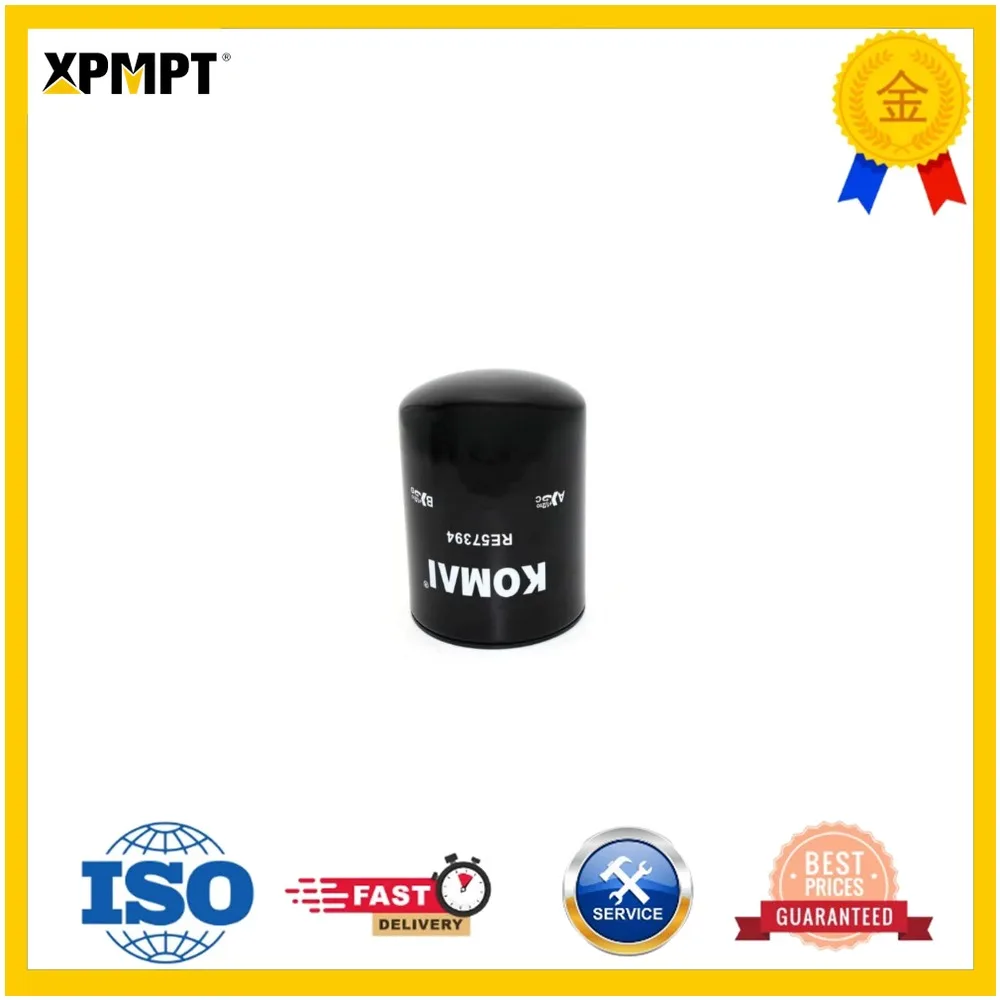 1 Piece RE57394 Spin on Oil Filter Compatible with Tractor AR98329 9T5664 P558329 HF6710 RE57394 Heavy Machinery Parts