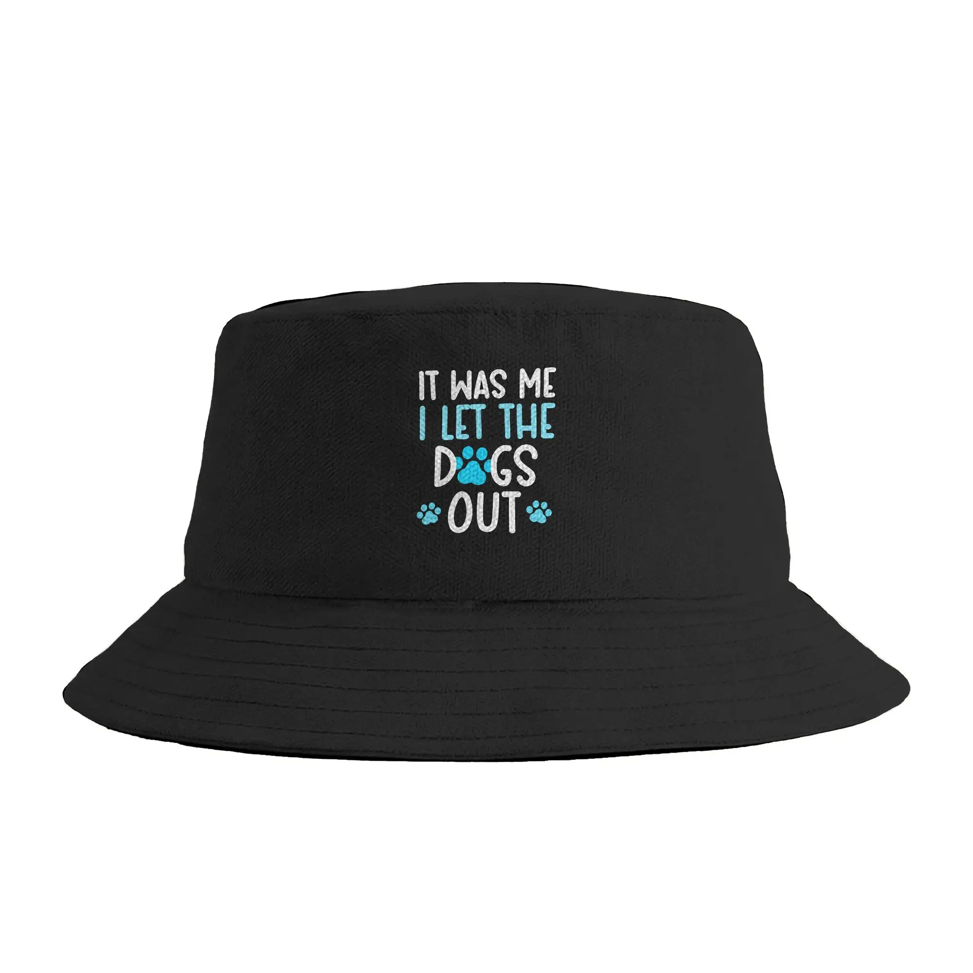 Unisex It Was Me I Let The Dogs Out Funny Dog lover Bucket Hat  Breathable Fisherman Hats Summer Casual Hunting Caps Outdoor