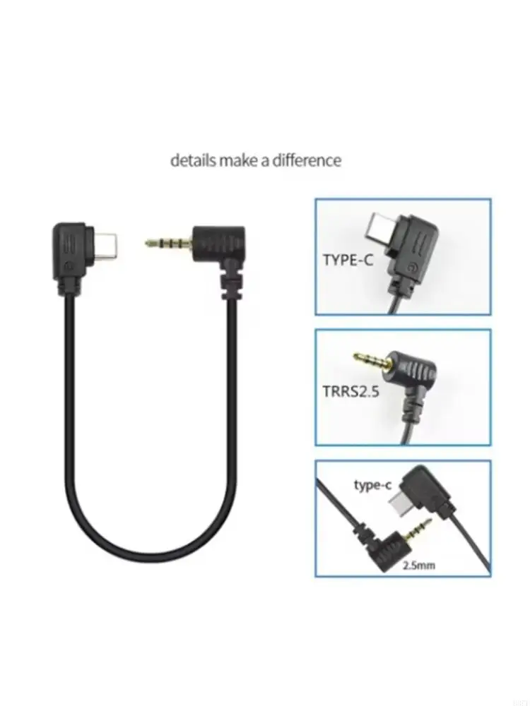 USB C to 2.5Mm Remote Control Cable Fast Response Replacement for GH6 GH4/5/6/7 S5II FZ1000 Camera 83CF