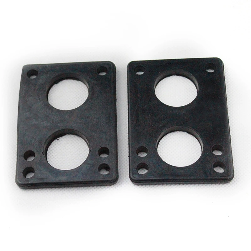 2Pcs Skateboard Riser Pad Longboard Rubber Risers Pads with 8Pcs 29mm Truck Screws Set