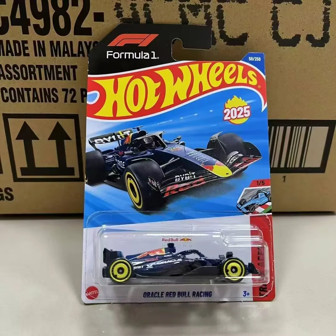 Mattel Hot Wheels Cars 2025 C Case Oracle Red Bull Racing Diecast Vehicle Model Cars Toys Alloy Material Car Model Holiday Gifts