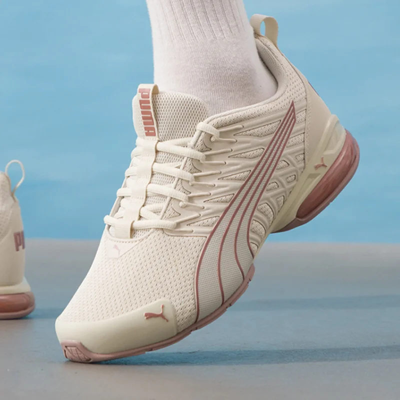 PUMA Authentic Voltaic Evo Premium White-Pink Classic Running Shoes 311973-07