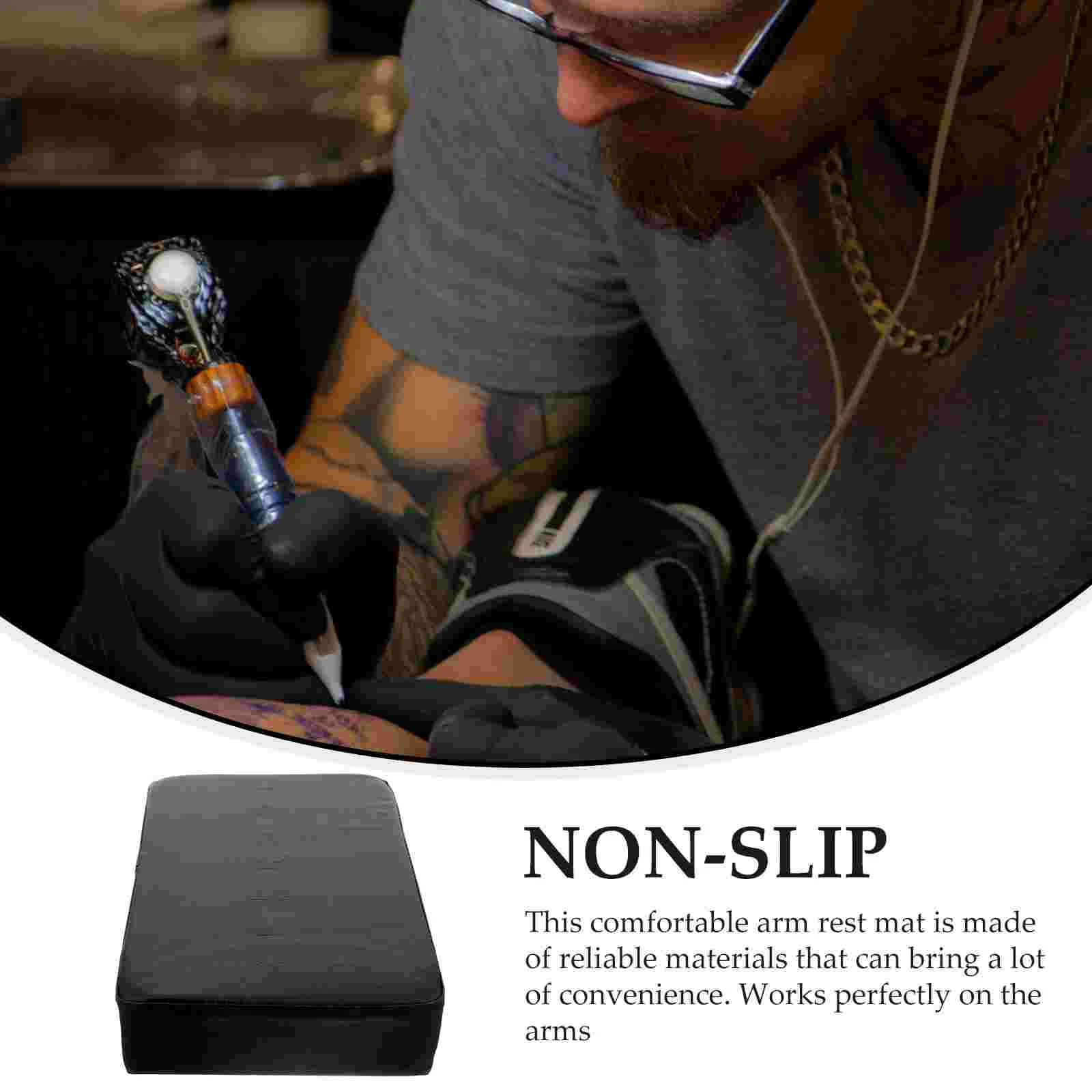 Large Tattoo Arm Rest Panel Nail Cushion Armrest Stand Hand Pad Stable Mat Chair Stainless Steel